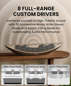 Cleer Crescent Smart Audio Bluetooth Speaker, 3 Hi-Res Audio Certified Sound - Image 2