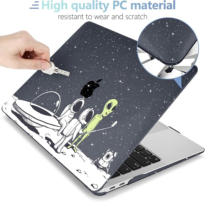 MEEgoodo for MacBook Air 13 inch Case 2021 2020 2019 2018 Released A2337 M1 - Image 3