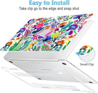 Mektron for MacBook Air 13 Case A1466/A1369, Snap-on Plastic Hard Shell Cover - Image 3