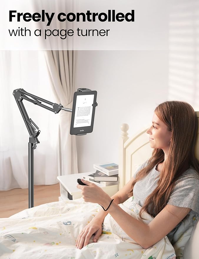 Kindle Floor Stand Holder with Remote Page Turner - Image 2
