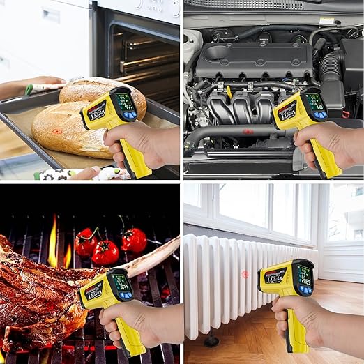 MESTEK Infrared Thermometer Temperature Gun, Non-Contact Digital Laser - Image 8