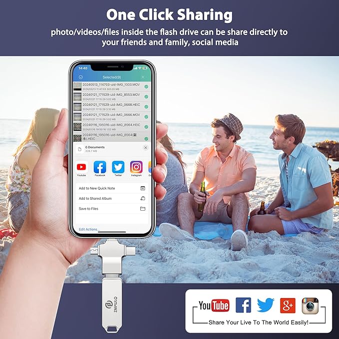 Photo Stick 512GB-Auto-Secure-Backup-USB-Flash-Drive-Saver-Memory-Stick-Photo-Fi - Image 6