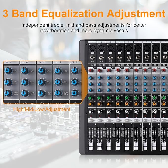 EX12 12-Channel Bluetooth Mixer - Image 8