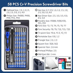 XOOL 82 in 1 Precision Screwdriver Set, Magnetic Electronics Repair Tool Kit - Image 2