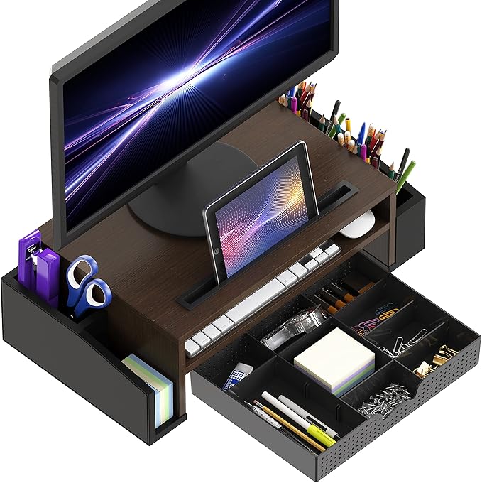 Simple Houseware Desk Monitor Stand Riser - Image 2