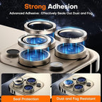 Camera Lens Protector for iPhone 16 Pro Max/16 Pro/15 Pro Max/15 Pro/14 Pro - Image 2