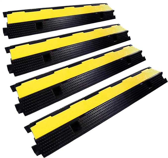 Rubber Cable Ramp Cord Cover Cable Protector Ramps Wire Hose Protective 1 by YONSHENG
