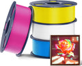 SUNLU CMYK PETG Printing Filament 1.75mm 4kg Bundle, Compatible by SUNLU