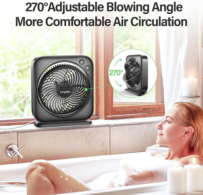 Portable Table fan, Window Fan, Small Box Fan - Image 4