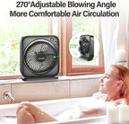 Portable Table fan, Window Fan, Small Box Fan - Image 4