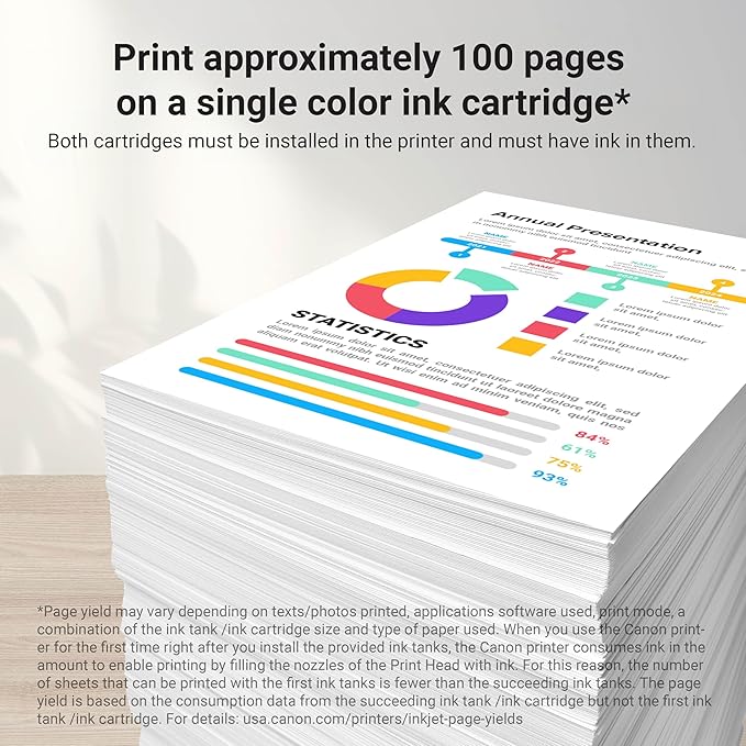 Canon CL-244 Genuine Color Ink Cartridge, Compatible - Image 2