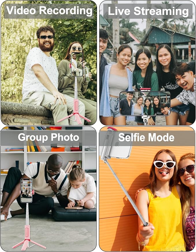 Selfie Stick, Foldable Cellphone Tripod - Image 9