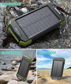 BLAVOR Solar Charger Power Bank 10, Portable Wireless Charger, 20W Fast - Image 6