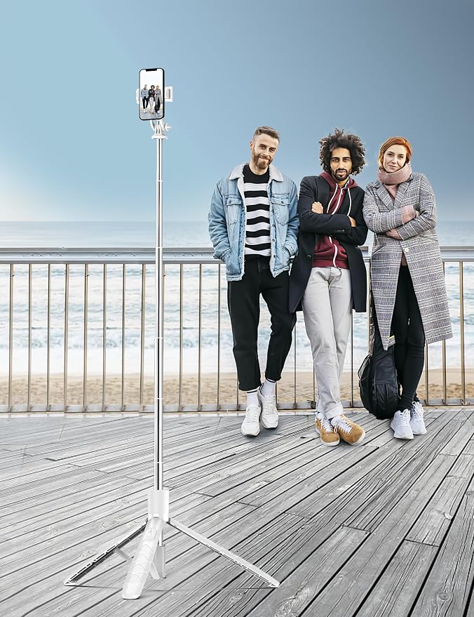 SelfieShow 71" Cell Phone Selfie Stick & Tripod, Smartphone Stand - Image 9