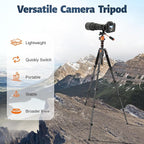 Camera Tripod, Converts to Monopod, Holds 35lbs - Image 8