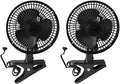 JOEY'Z 2 Pack - 6 INCH - 2 Speed - Adjustable Tilt, Whisper Quiet Operation by JOEYZ