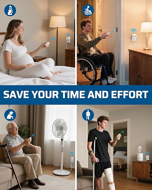 DEWENWILS Indoor Remote Control Outlet, Wireless Remote Outlets Switch - Image 7