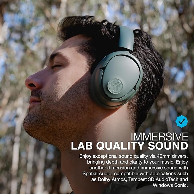 JLab JBuds Lux ANC Wireless Headphones, Hybrid Active Noise Cancelling - Image 2