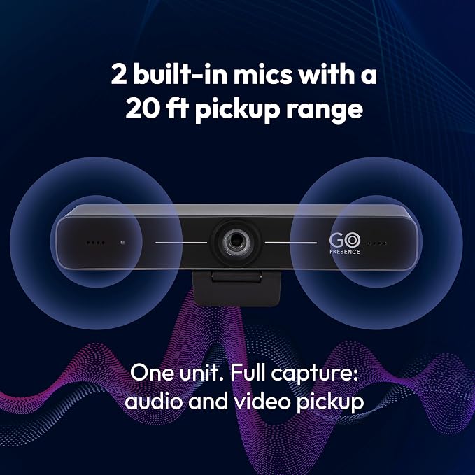 Smart 4K Compact Video Conference Camera – Ultra HD 120° Wide Lens, AI - Image 6