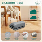 Snailax Heated Foot Rest Under Desk at Work, Ergonomic Footrest - Image 4
