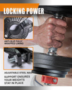 MAXRICH T Barbell Clamp 1 inch Multiple Sizes & Adjustable Weight Clips - Image 3