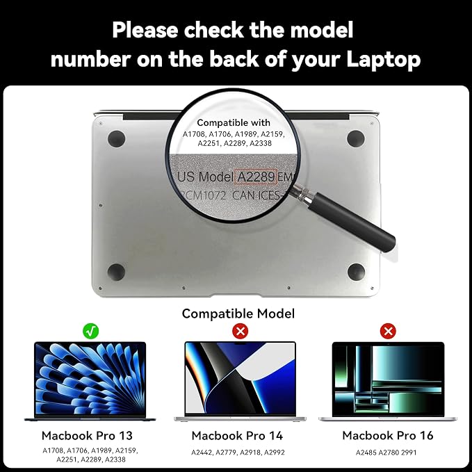 360°Privacy Screen MacBook Pro 13 inch & MacBook Air 13", Matte Anti Glare Blue - Image 7