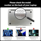 360°Privacy Screen MacBook Pro 13 inch & MacBook Air 13", Matte Anti Glare Blue - Image 7