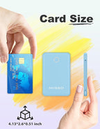 6000mah Ultra Slim Built in Cables Power Bank, Card Size Built in USB C Cords - Image 2