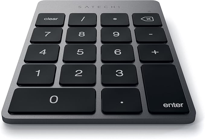 Satechi Slim Aluminum Bluetooth Keypad, Wireless Number Pad - Image 5