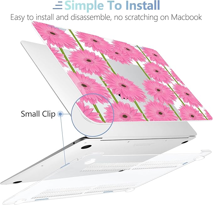 MEEgoodo for MacBook Air 13 inch Case 2021 2020 2019 2018 Released A2337 M1 - Image 4