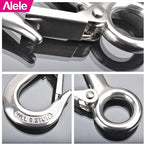Alele 2Pack Grab Hooks, Slip Hooks, Stainless Steel Lifting Hook Rigging - Image 4
