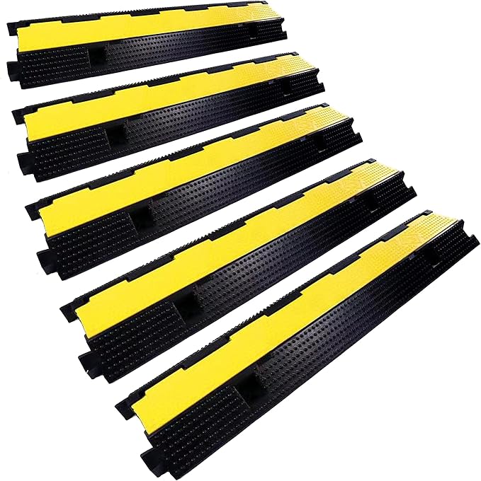 Rubber Cable Ramp Cord Cover Cable Protector Ramps Wire Hose Protective 1 by YONSHENG