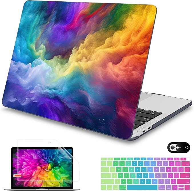 Mektron for MacBook Air 13 Case A1466/A1369, Snap-on Plastic Hard Shell Cover by Mektron