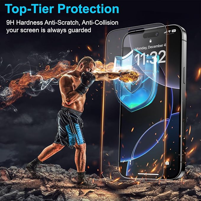 Mothca 2 Pack Matte Glass Screen Protector - Image 6