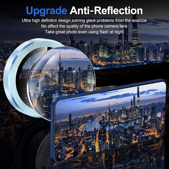 for Samsung Galaxy Z Flip 7 Camera Lens Protector, Individual Metal Ring - Image 4