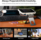 Phone Tripod Stand, Aluminum Alloy Mini Tripod Compatible - Image 4