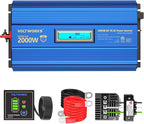 Power Inverter 2000w DC 12V to AC 120V ETL UL458 Compatible by VOLTWORKS