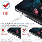 MEEgoodo for MacBook Air 13 inch Case 2021 2020 2019 2018 Released A2337 M1 - Image 2