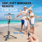 Selfie Stick Tripod, All in One Extendable & Portable iPhone Tripod Selfie Stick - Image 3