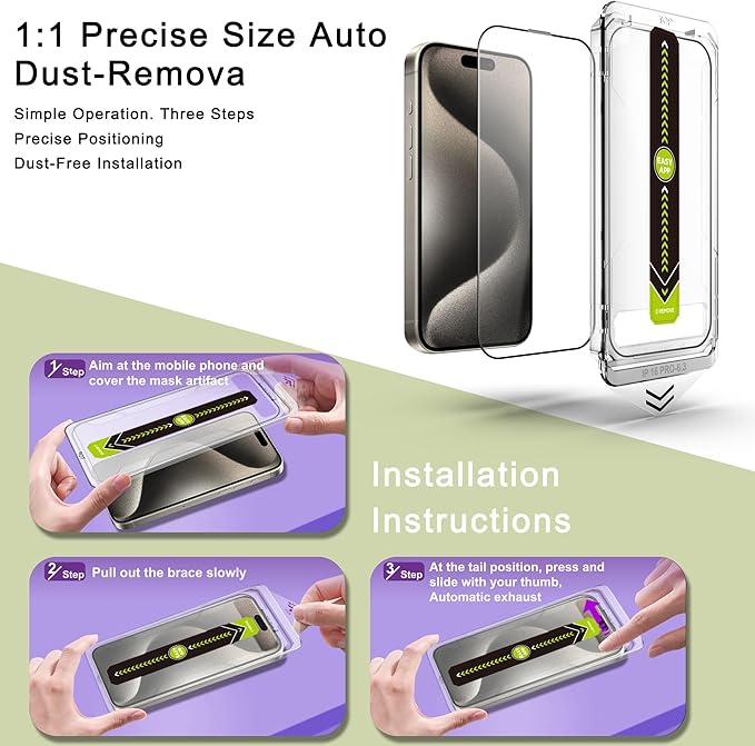 [2-Pack Ultra HD Clear Screen Protector - Image 3