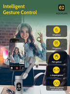 3-axis Gimbal Stabilizer for Smartphone w/ 1/4 Thread Foldable Phone Stabilizer - Image 4