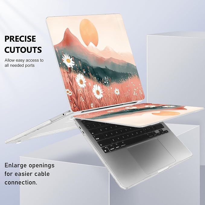 Case for MacBook Pro 13 inch with/Without Touch Bar, Hard Shell + Keyboard - Image 8