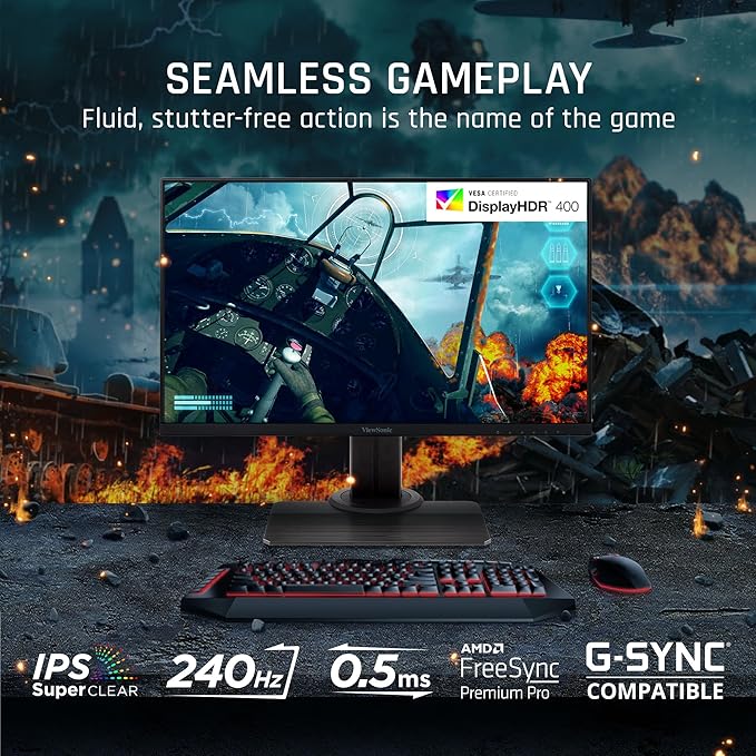 ViewSonic XG2431 24 Inch 1080p Gaming Monitor - Image 2