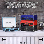 Victrola Journey Bluetooth Portable Suitcase Record Player – - Image 4
