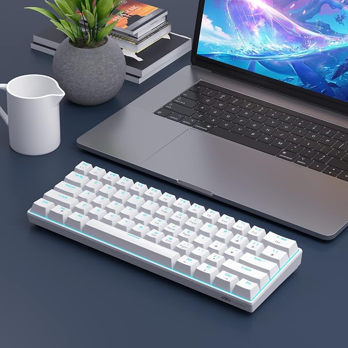 60% Mechanical Gaming Keyboard, Detachable Type-C Cable Mini Keyboard - Image 7