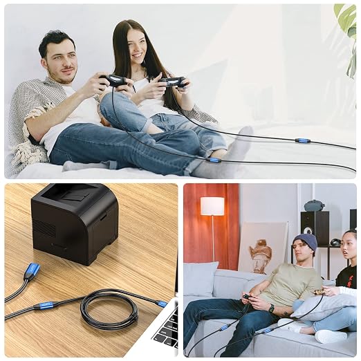 USB 2.0 Type A Male to A Female Active Repeater Extension Cable 30ft, High - Image 2