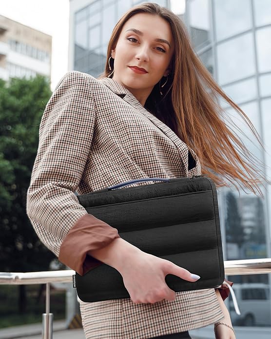 Laptop Case, Sleeve with Handle 360° Protectivie Puffy Laptop Sleeve Compatible - Image 7