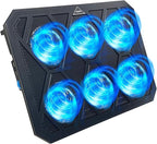 NAGAN Laptop Cooling Pad with 6 Fans, Ergonomic USB Powered Cooling Pad by NAGAN