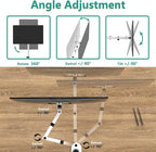 WALI Tall Monitor Stand Desk Mount, Single Extra Tall Monitor Arm Bracket - Image 5