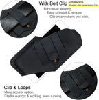 TobbinGear Left-Handed Leather Cell Phone Holster - Image 2